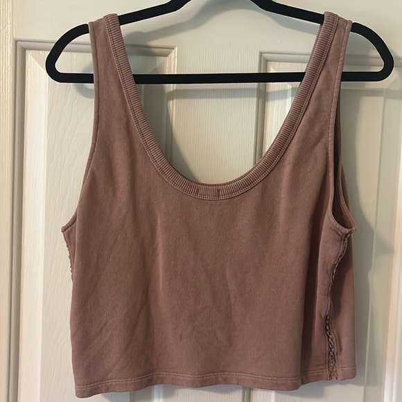 Aerie brown cropped tank - Picture 2 of 4